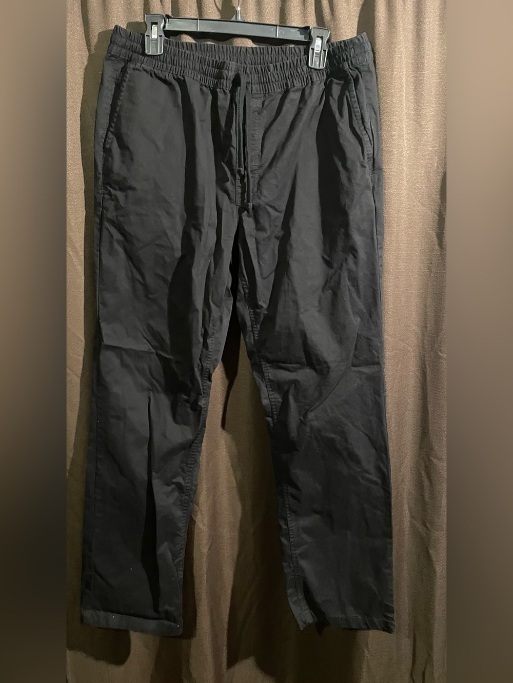 Vans drawstring pants size large black
